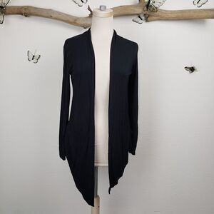 Ethos black wrap front thin cardigan